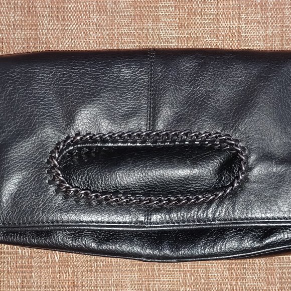 BCBGMaxAzria Genuine Leather Clutch Handbag - Picture 12 of 15